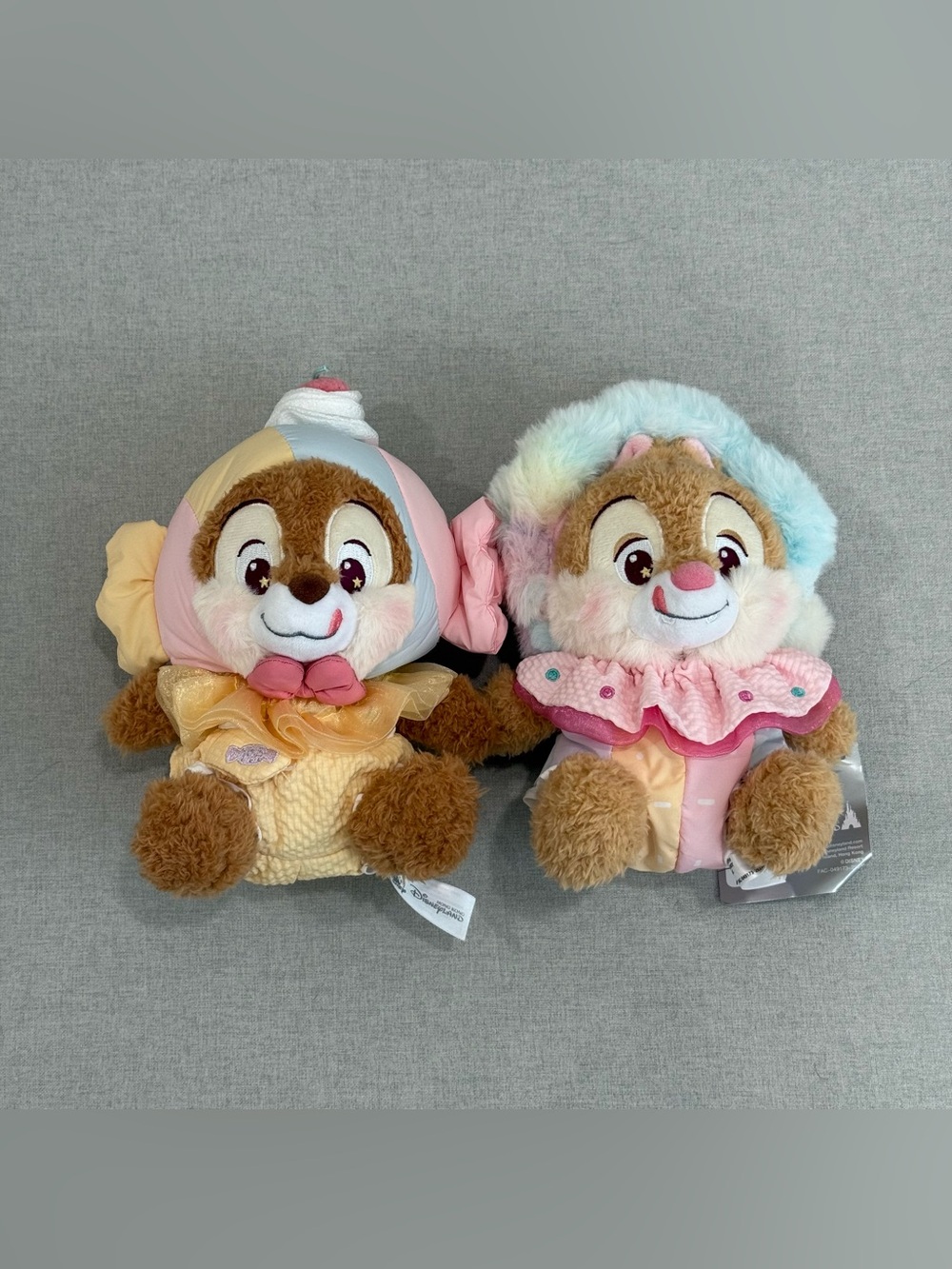 Chip and Dale Cotton Candy Dreams Plush - Hong Kong Disneyland
